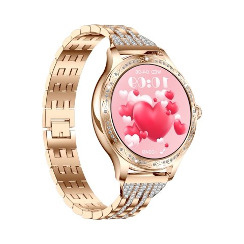 VELTORI Smartwatch Damski Veltori VT350-1 Bransoleta Różowe Złoto VELTORI Smartwatch Damski Veltori VT350-1 Bransoleta Różowe Złoto