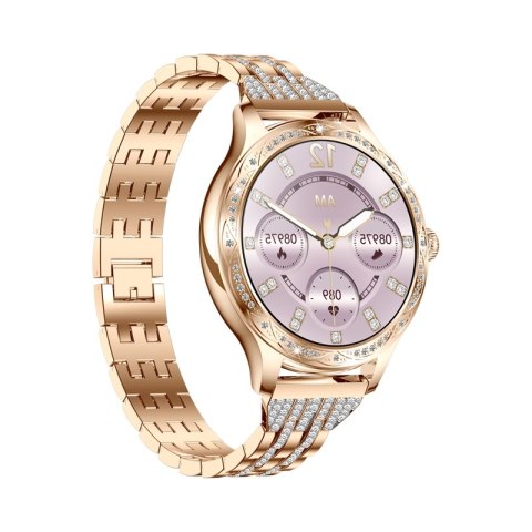 VELTORI Smartwatch Damski Veltori VT350-1 Bransoleta Różowe Złoto VELTORI Smartwatch Damski Veltori VT350-1 Bransoleta Różowe Złoto