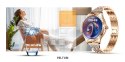 VELTORI Smartwatch Damski Veltori VT350-1 Bransoleta Różowe Złoto
