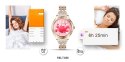VELTORI Smartwatch Damski Veltori VT350-1 Bransoleta Różowe Złoto