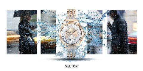 VELTORI Smartwatch Damski Veltori VT350-1 Bransoleta Różowe Złoto VELTORI Smartwatch Damski Veltori VT350-1 Bransoleta Różowe Złoto