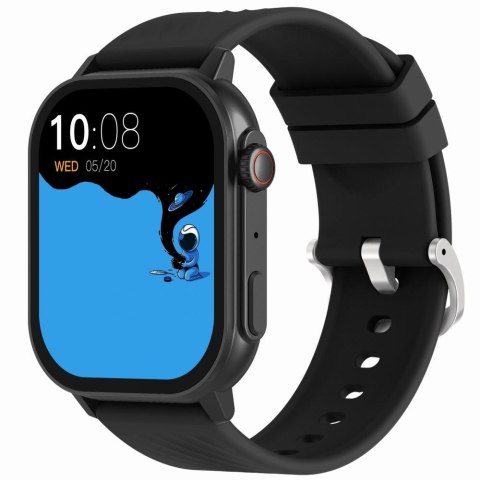 Gravity Smartwatch Gravity GT15-1 Czarny Pasek Silikonowy + Czarna Bransoleta Gravity Smartwatch Gravity GT15-1 Czarny Pasek Silikonowy + Czarna Bransoleta