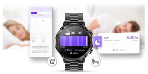 Gravity Smartwatch Gravity GT21-1+ Czarny Pasek Silikonowy Gravity Smartwatch Gravity GT21-1+ Czarny Pasek Silikonowy