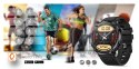 Gravity Smartwatch Gravity GT21-1+ Czarny Pasek Silikonowy