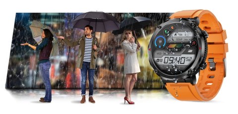 Gravity Smartwatch Gravity GT21-2 + Pomarańczowy Pasek Silikonowy Gravity Smartwatch Gravity GT21-2 + Pomarańczowy Pasek Silikonowy