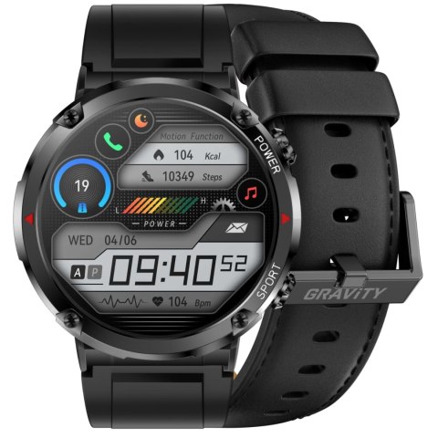 Gravity Smartwatch Gravity GT21-3 + Czarny Pasek Silikonowy Gravity Smartwatch Gravity GT21-3 + Czarny Pasek Silikonowy