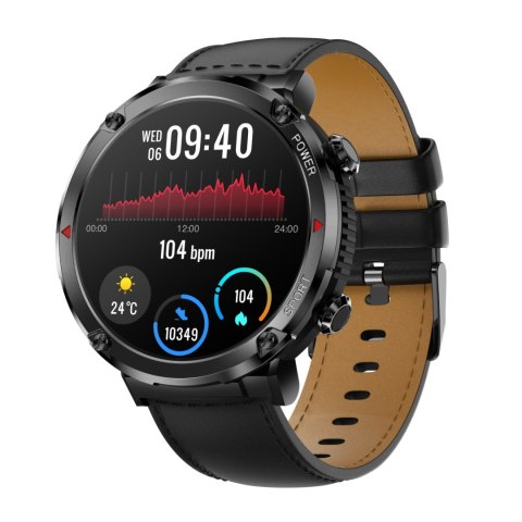 Gravity Smartwatch Gravity GT21-3 + Czarny Pasek Silikonowy Gravity Smartwatch Gravity GT21-3 + Czarny Pasek Silikonowy