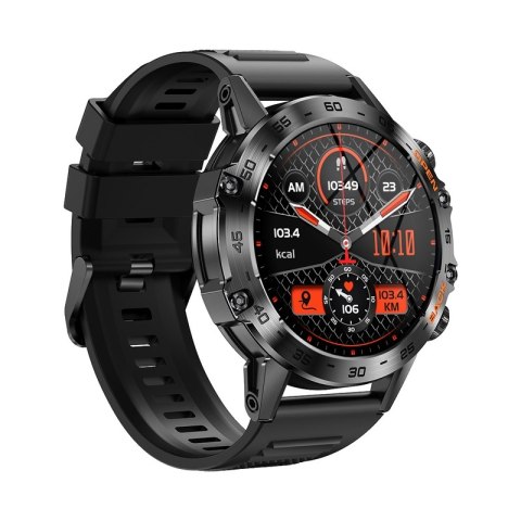 VELTORI Smartwatch Veltori VT120-1 Czarny Pasek Silikonowy VELTORI Smartwatch Veltori VT120-1 Czarny Pasek Silikonowy
