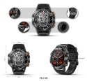 VELTORI Smartwatch Veltori VT120-1 Czarny Pasek Silikonowy