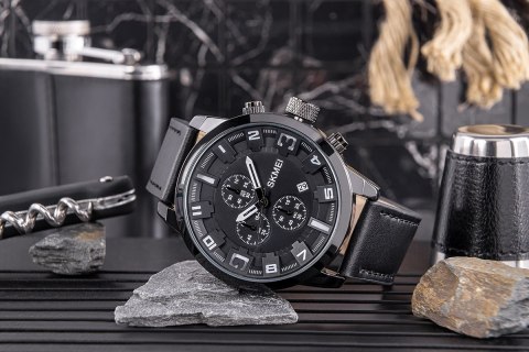 Skmei Zegarek Męski Skmei 1309BK + BOX Skmei Zegarek Męski Skmei 1309BK + BOX