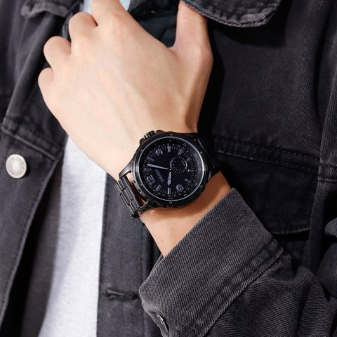 Skmei Zegarek Męski Skmei 1513BK + BOX Skmei Zegarek Męski Skmei 1513BK + BOX