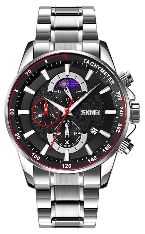 Skmei Zegarek Męski Skmei 9250SIBK + BOX Skmei Zegarek Męski Skmei 9250SIBK + BOX