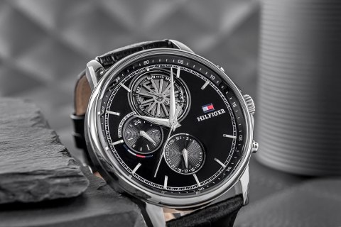 Tommy Hilfiger Zegarek Męski Tommy Hilfiger Steward 1710605 + BOX Tommy Hilfiger Zegarek Męski Tommy Hilfiger Steward 1710605 + BOX