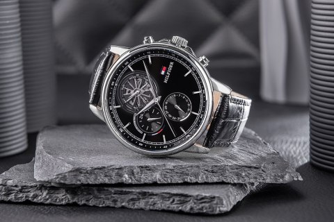 Tommy Hilfiger Zegarek Męski Tommy Hilfiger Steward 1710605 + BOX Tommy Hilfiger Zegarek Męski Tommy Hilfiger Steward 1710605 + BOX