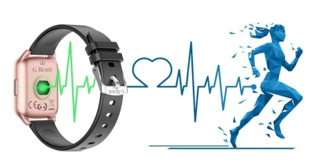 G.Rossi Zegarek SMARTWATCH G.Rossi SW009-6 G.Rossi Zegarek SMARTWATCH G.Rossi SW009-6