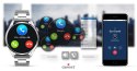 Giewont Smartwatch Giewont Vertex SmartCall GW450-6 Silver/Brown Leather