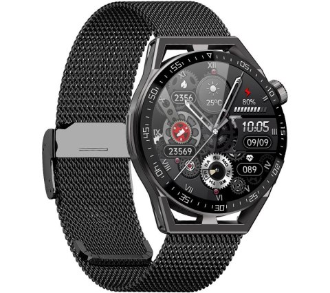 RUBICON Smartwatch Rubicon RNCE88-2 Czarny- Czarny Pasek Silikonowy + Czarna Bransoleta RUBICON Smartwatch Rubicon RNCE88-2 Czarny- Czarny Pasek Silikonowy + Czarna Bransoleta