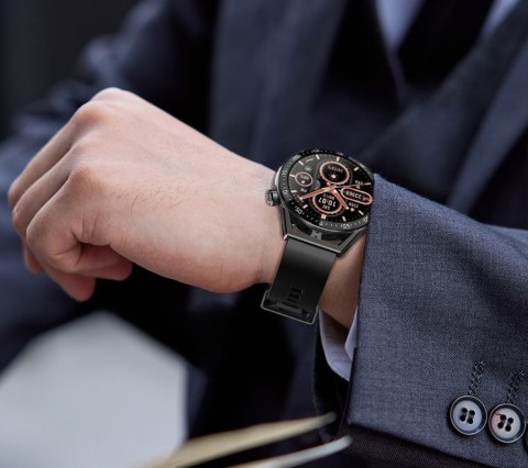 RUBICON Smartwatch Rubicon RNCE88-2 Czarny- Czarny Pasek Silikonowy + Czarna Bransoleta RUBICON Smartwatch Rubicon RNCE88-2 Czarny- Czarny Pasek Silikonowy + Czarna Bransoleta