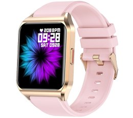RUBICON Smartwatch Rubicon RNCE89-3 Złoto-Różowy