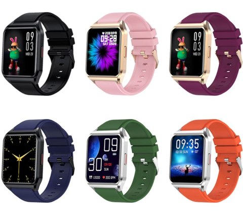 RUBICON Smartwatch Rubicon RNCE89-3 Złoto-Różowy RUBICON Smartwatch Rubicon RNCE89-3 Złoto-Różowy