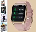 RUBICON Smartwatch Rubicon RNCE89-3 Złoto-Różowy