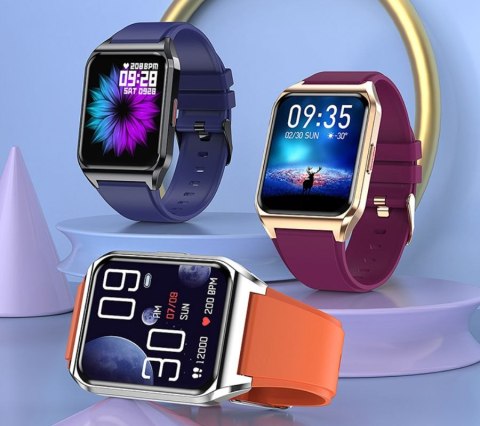 RUBICON Smartwatch Rubicon RNCE89-3 Złoto-Różowy RUBICON Smartwatch Rubicon RNCE89-3 Złoto-Różowy