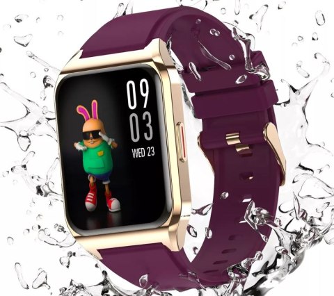 RUBICON Smartwatch Rubicon RNCE89-3 Złoto-Różowy RUBICON Smartwatch Rubicon RNCE89-3 Złoto-Różowy