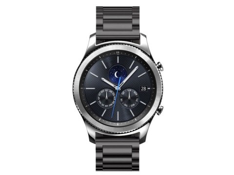 4kom.pl Bransoleta Stainless Steel Alogy stal nierdzewna do smartwatcha 22mm Czarny 4kom.pl Bransoleta Stainless Steel Alogy stal nierdzewna do smartwatcha 22mm Czarny