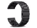4kom.pl Bransoleta Stainless Steel Alogy stal nierdzewna do smartwatcha 22mm Czarny