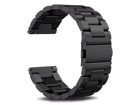 4kom.pl Bransoleta Stainless Steel Alogy stal nierdzewna do smartwatcha 22mm Czarny 4kom.pl Bransoleta Stainless Steel Alogy stal nierdzewna do smartwatcha 22mm Czarny