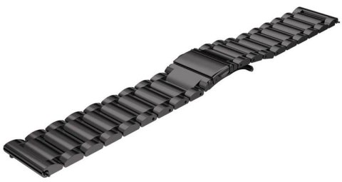 4kom.pl Bransoleta Stainless Steel Alogy stal nierdzewna do smartwatcha 22mm Czarny 4kom.pl Bransoleta Stainless Steel Alogy stal nierdzewna do smartwatcha 22mm Czarny