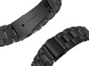 4kom.pl Bransoleta Stainless Steel Alogy stal nierdzewna do smartwatcha 22mm Czarny