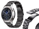 4kom.pl Bransoleta Stainless Steel Alogy stal nierdzewna do smartwatcha 22mm Czarny