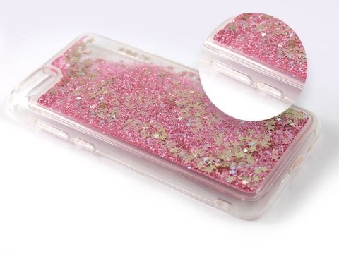 4kom.pl Etui liquid glitter Huawei Y5/ Y5 Prime 2018 brokat różowy 4kom.pl Etui liquid glitter Huawei Y5/ Y5 Prime 2018 brokat różowy