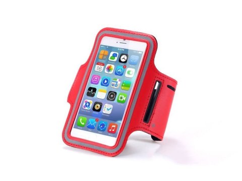4kom.pl Etui na ramię sportowe do biegania na telefon do 5.5 cala czerwone 4kom.pl Etui na ramię sportowe do biegania na telefon do 5.5 cala czerwone