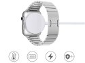 4kom.pl Ładowarka przewód do ładowania Apple Watch Ultra, SE, 10,9, 8, 7, 6, 5, 4, 3, 2, 1 1m biała