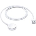 4kom.pl Ładowarka przewód do ładowania Apple Watch Ultra, SE, 10,9, 8, 7, 6, 5, 4, 3, 2, 1 1m biała