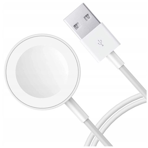 4kom.pl Ładowarka przewód do ładowania Apple Watch Ultra, SE, 10,9, 8, 7, 6, 5, 4, 3, 2, 1 1m biała 4kom.pl Ładowarka przewód do ładowania Apple Watch Ultra, SE, 10,9, 8, 7, 6, 5, 4, 3, 2, 1 1m biała