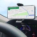 4kom.pl Uchwyt samochodowy z klipsem na deskę rozdzielczą klips czarny