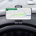 4kom.pl Uchwyt samochodowy z klipsem na deskę rozdzielczą klips czarny