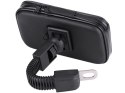 4kom.pl Uchwyt wodoodporny na motocykl rower skuter telefon XL czarny