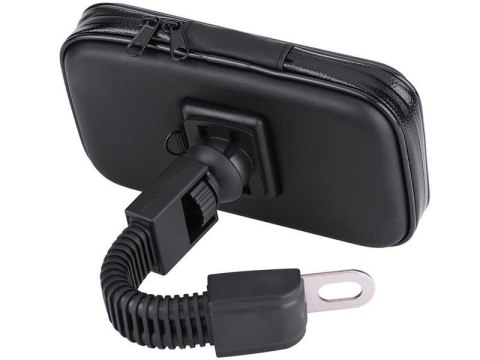 4kom.pl Uchwyt wodoodporny na motocykl rower skuter telefon XL czarny 4kom.pl Uchwyt wodoodporny na motocykl rower skuter telefon XL czarny