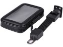4kom.pl Uchwyt wodoodporny na motocykl rower skuter telefon XL czarny