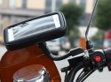 4kom.pl Uchwyt wodoodporny na motocykl rower skuter telefon XL czarny