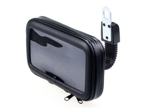 4kom.pl Uchwyt wodoodporny na motocykl rower skuter telefon XL czarny 4kom.pl Uchwyt wodoodporny na motocykl rower skuter telefon XL czarny