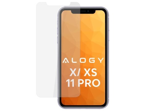 Alogy Szkło hartowane Alogy na ekran do Apple iPhone X/ XS/ 11 Pro Alogy Szkło hartowane Alogy na ekran do Apple iPhone X/ XS/ 11 Pro