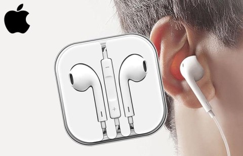 Apple Oryginalne słuchawki douszne Apple EarPods MD827ZM/B Apple Oryginalne słuchawki douszne Apple EarPods MD827ZM/B