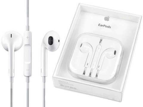 Apple Oryginalne słuchawki douszne Apple EarPods MD827ZM/B Apple Oryginalne słuchawki douszne Apple EarPods MD827ZM/B