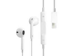Apple Słuchawki Apple EarPods MMTN2ZM/A ze złączem Lightning białe