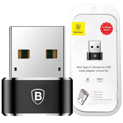 Baseus Adapter Baseus USB-C Typ C do USB 2.0 przejściówka Baseus Adapter Baseus USB-C Typ C do USB 2.0 przejściówka